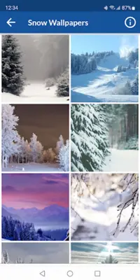 Snow Wallpapers android App screenshot 5